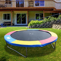 EASYCOMFORT Protective Cover for Elastic Trampoline Red Yellow and Blue Ø244cm