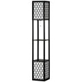 Easycomfort zuil-vloerlamp met twee planken