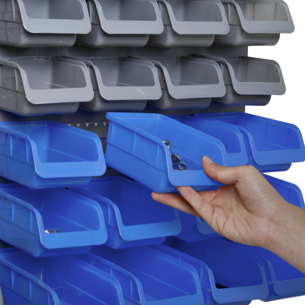 EasyComfort 44-delig gereedschapsbord met verstelbare bakken, 54x22x95 cm