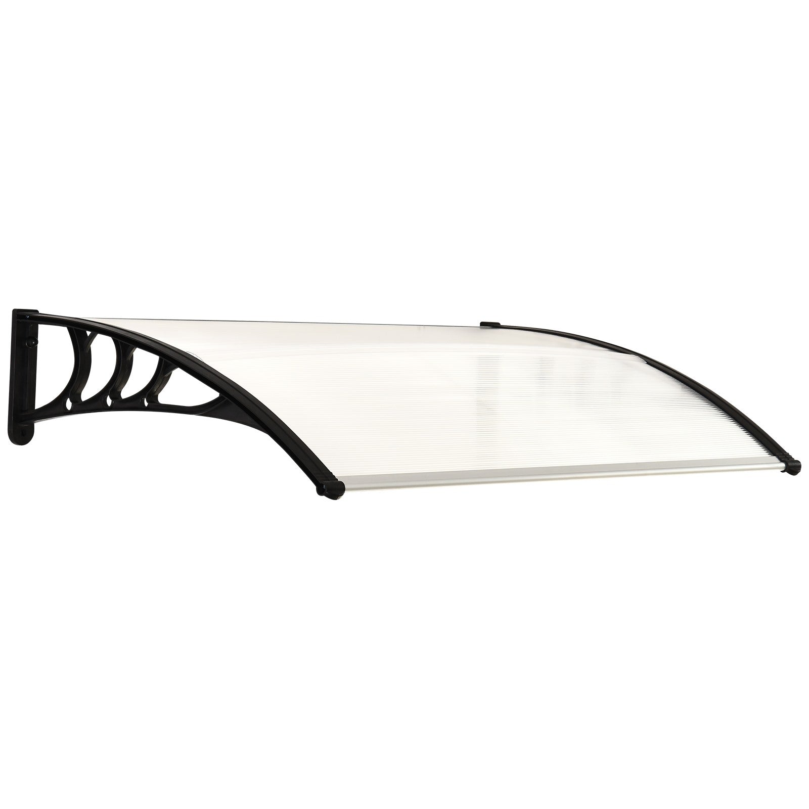 EASYCOMFORT Waterproof and Anti-UV Shelter for Door or Window in Polycarbonate 75 x 120 x 23 cm