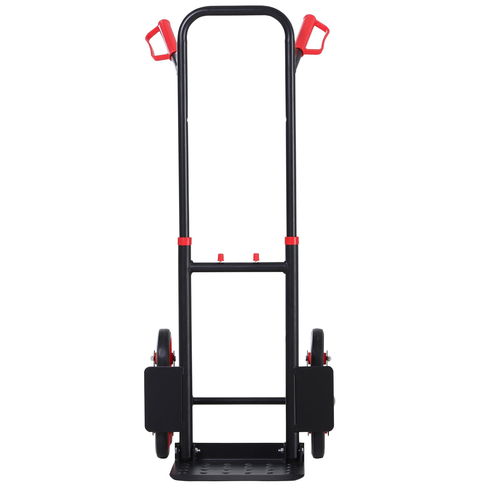 EASYCOMFORT Heavy Duty Folding Metal Luggage Rack Trolley with 6 Wheels for Stairs Maximum Load 150kg