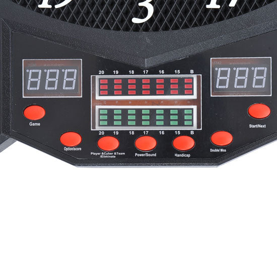 EASYCOMFORT Digital Electronic Dartboard with 12 Darts for 8 Players, 27 Games and 216 Variants