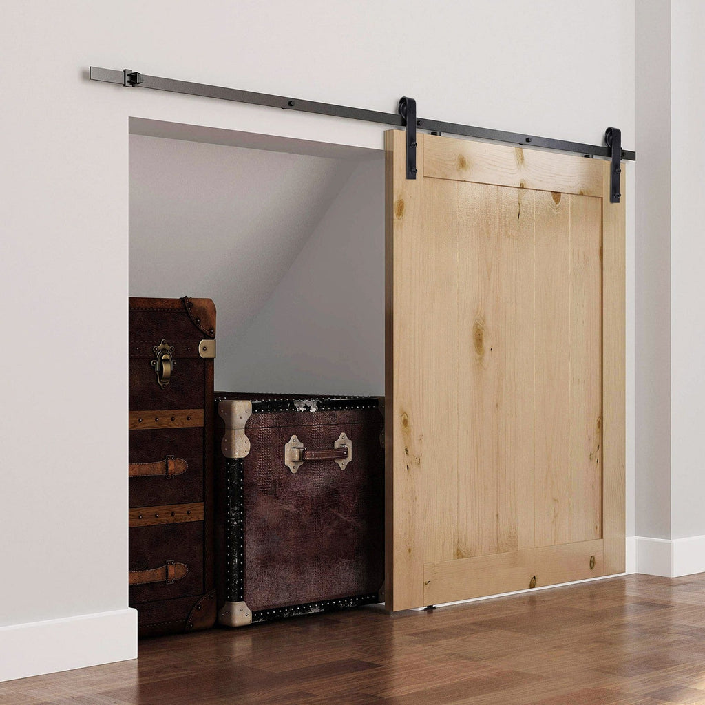 EasyComfort schuifdeursysteem montageset 200 cm – 90 kg, zwart