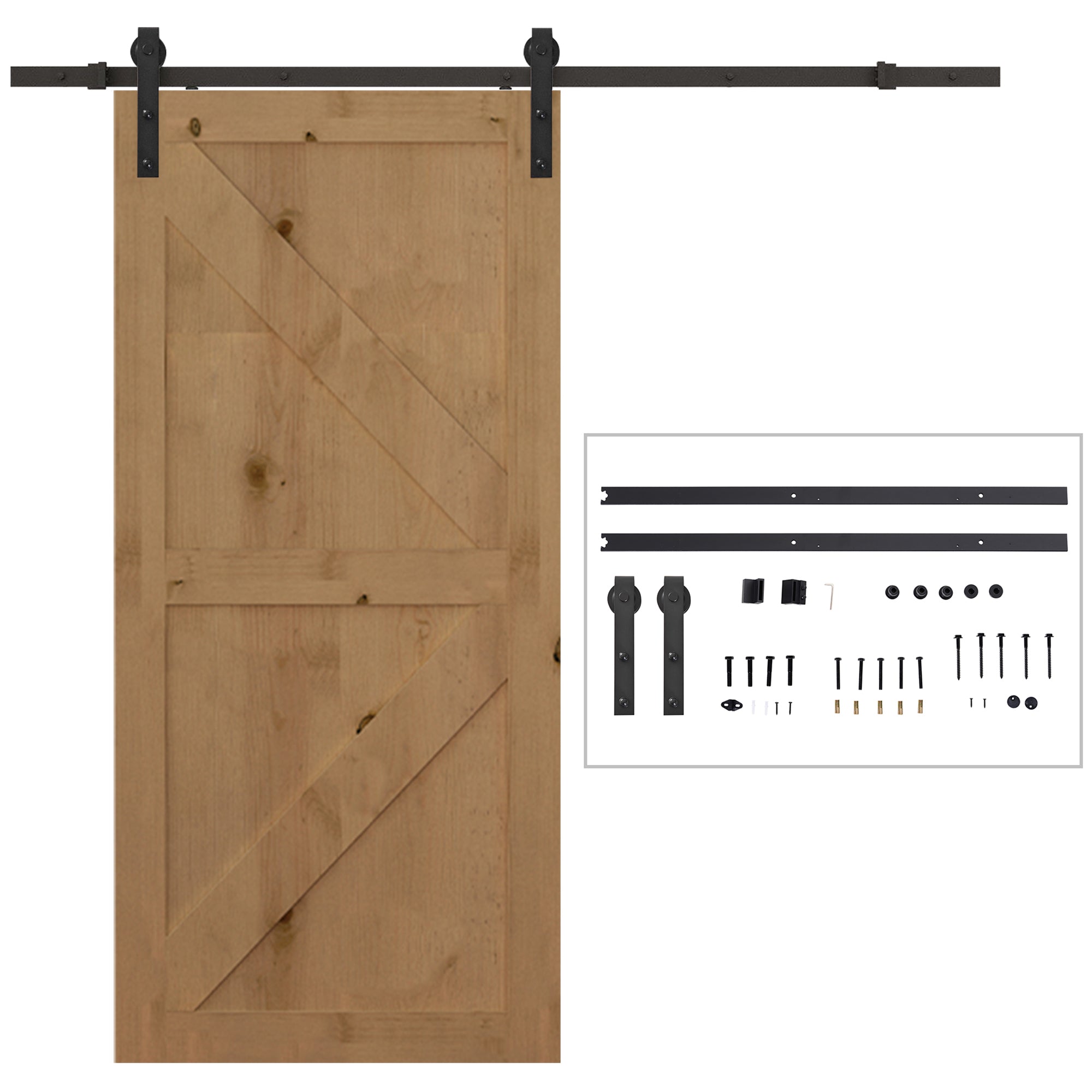 EasyComfort schuifdeursysteem montageset zwart