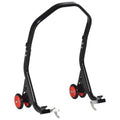 EASYCOMFORT Universal and Adjustable Rear Motorbike Stand Motorcycle Stand for Sport Motorcycles Up to 200kg Black