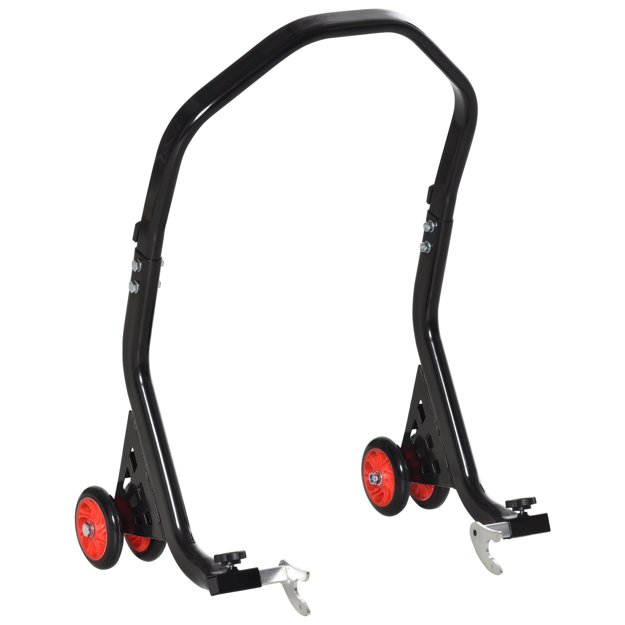 EASYCOMFORT Universal and Adjustable Rear Motorbike Stand Motorcycle Stand for Sport Motorcycles Up to 200kg Black