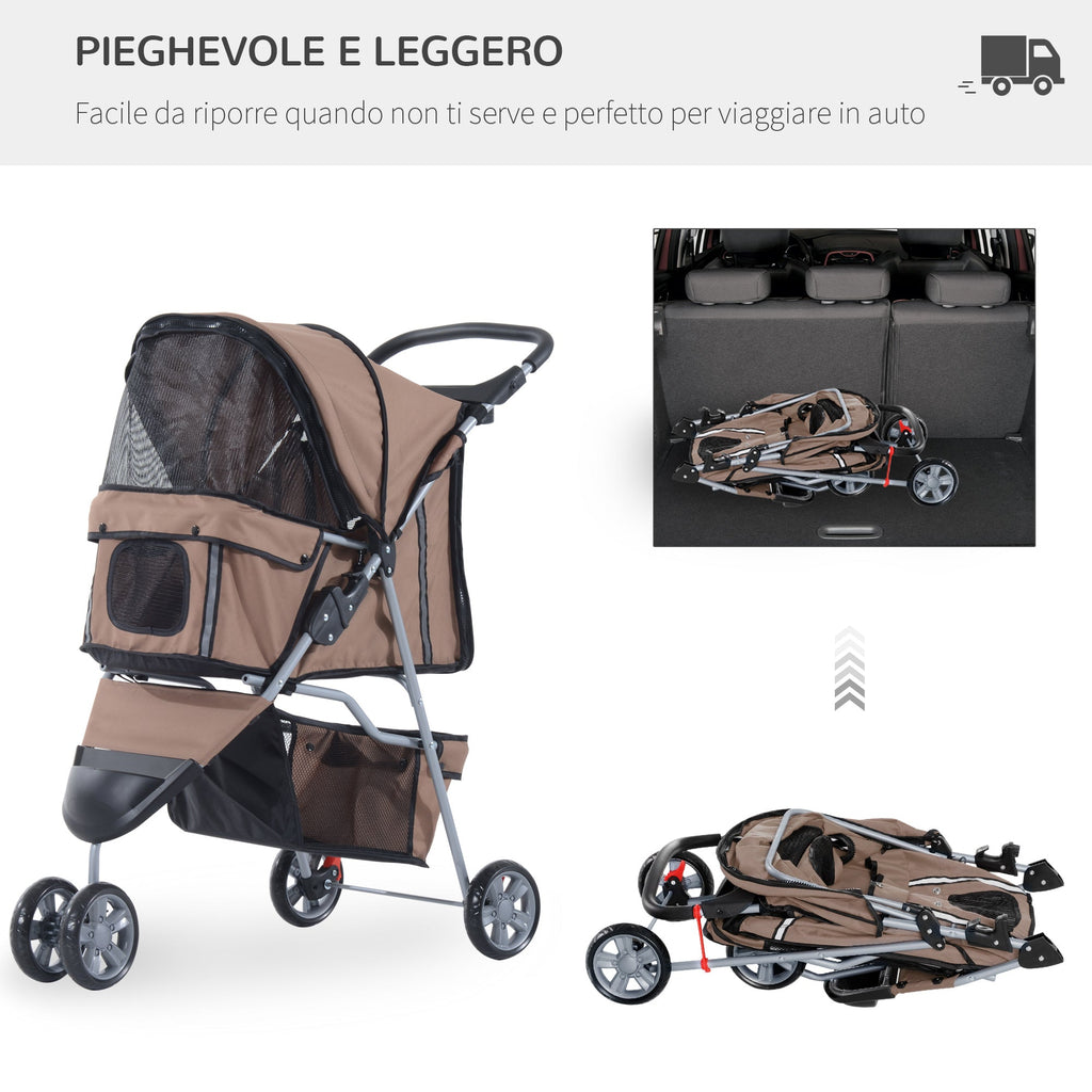 EasyComfort Hondenwagen vouwbaar 75 x 45 x 97cm, max. 10Kg