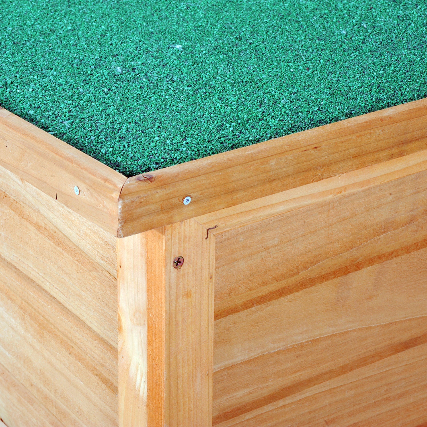 EASYCOMFORT Waterproof Outdoor Dog Kennel in Fir Wood, 82 x 58 x 58cm