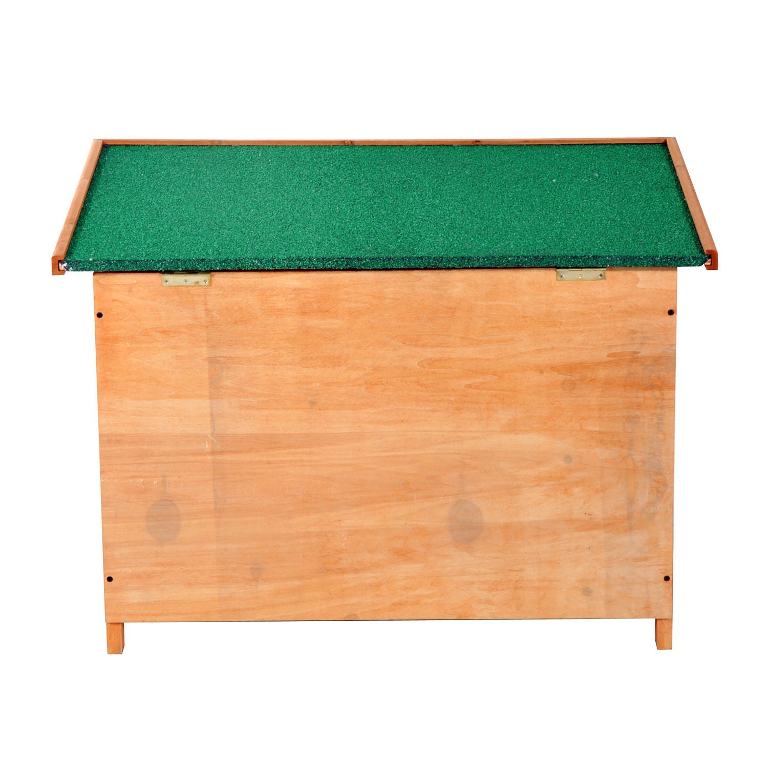 EASYCOMFORT Waterproof Outdoor Dog Kennel in Fir Wood, 82 x 58 x 58cm