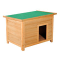 EASYCOMFORT Waterproof Outdoor Dog Kennel in Fir Wood, 82 x 58 x 58cm
