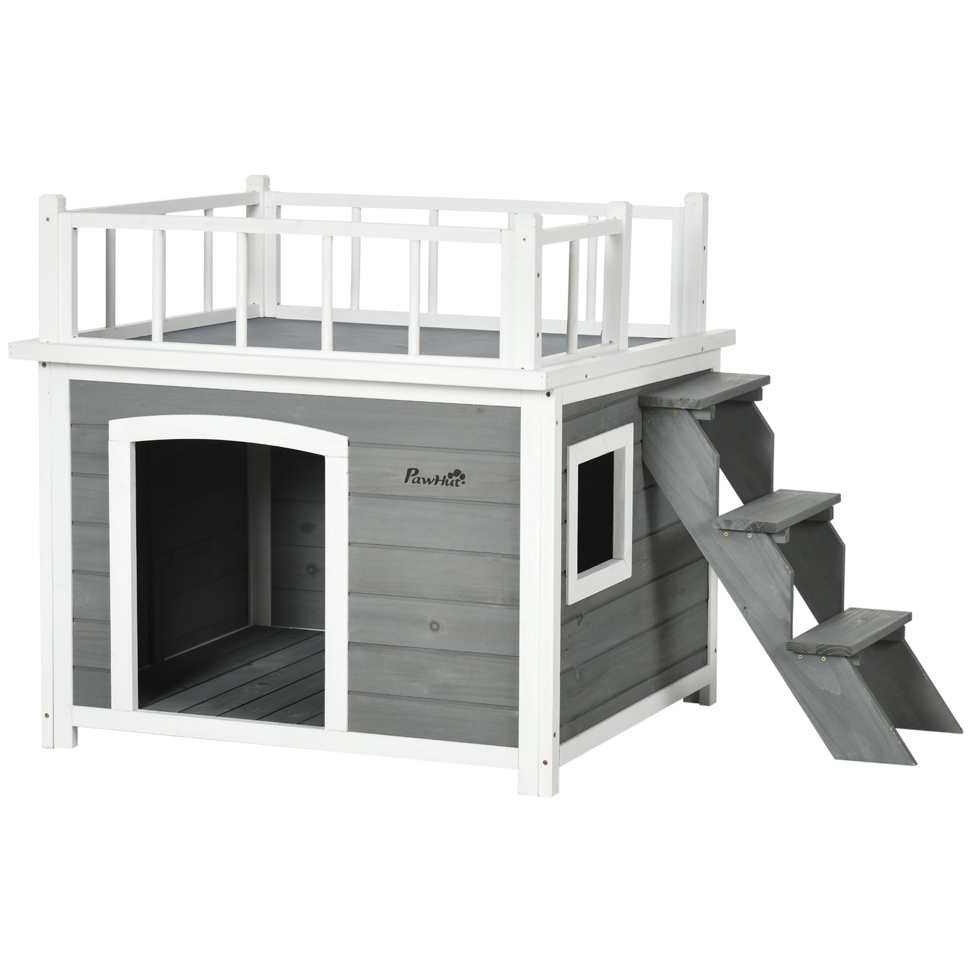 EasyComfort hondenhok met terras 121x77x78 cm