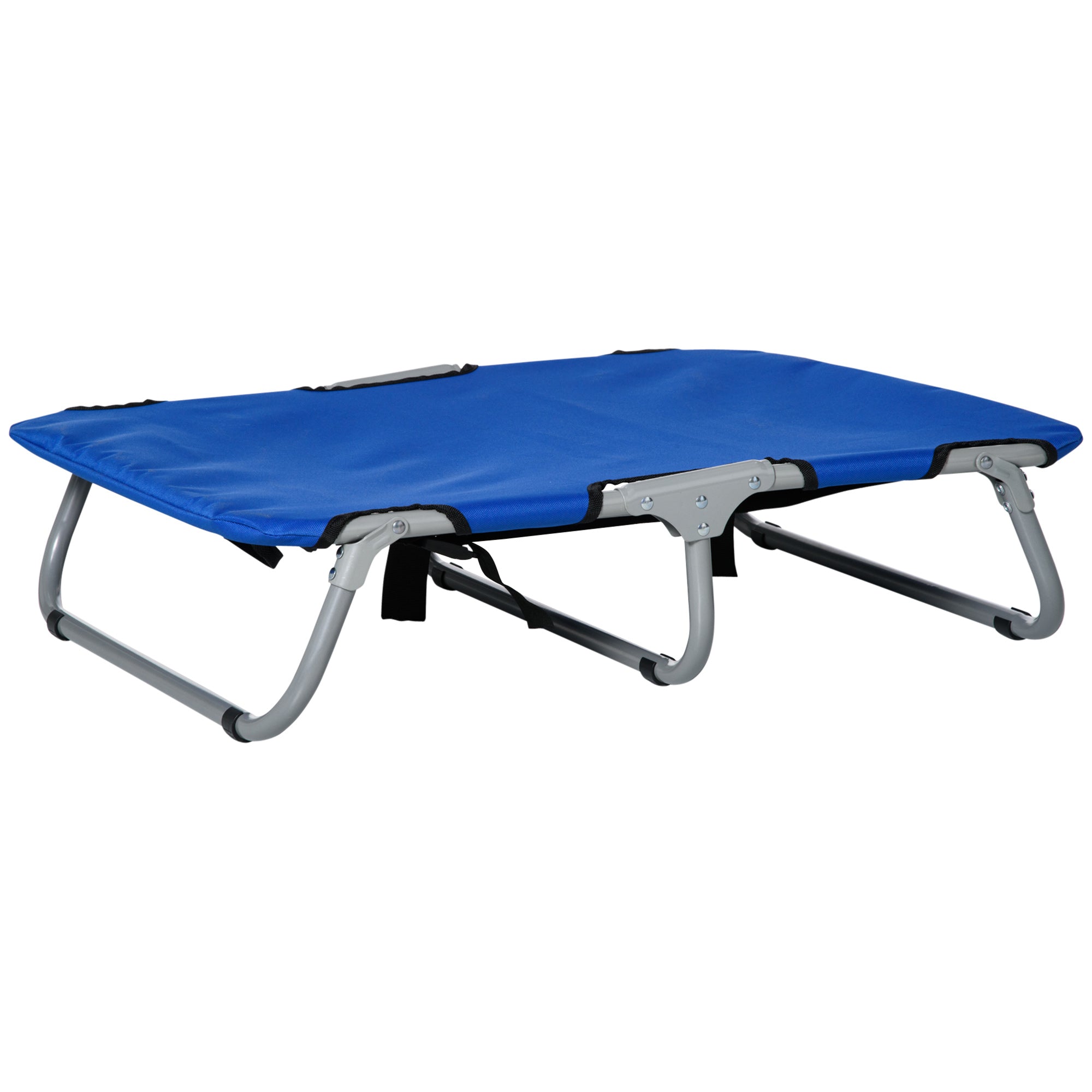 EASYCOMFORT Folding Dog Bed, Raised Bed, Outdoor Indoor 71 × 58 × 20cm