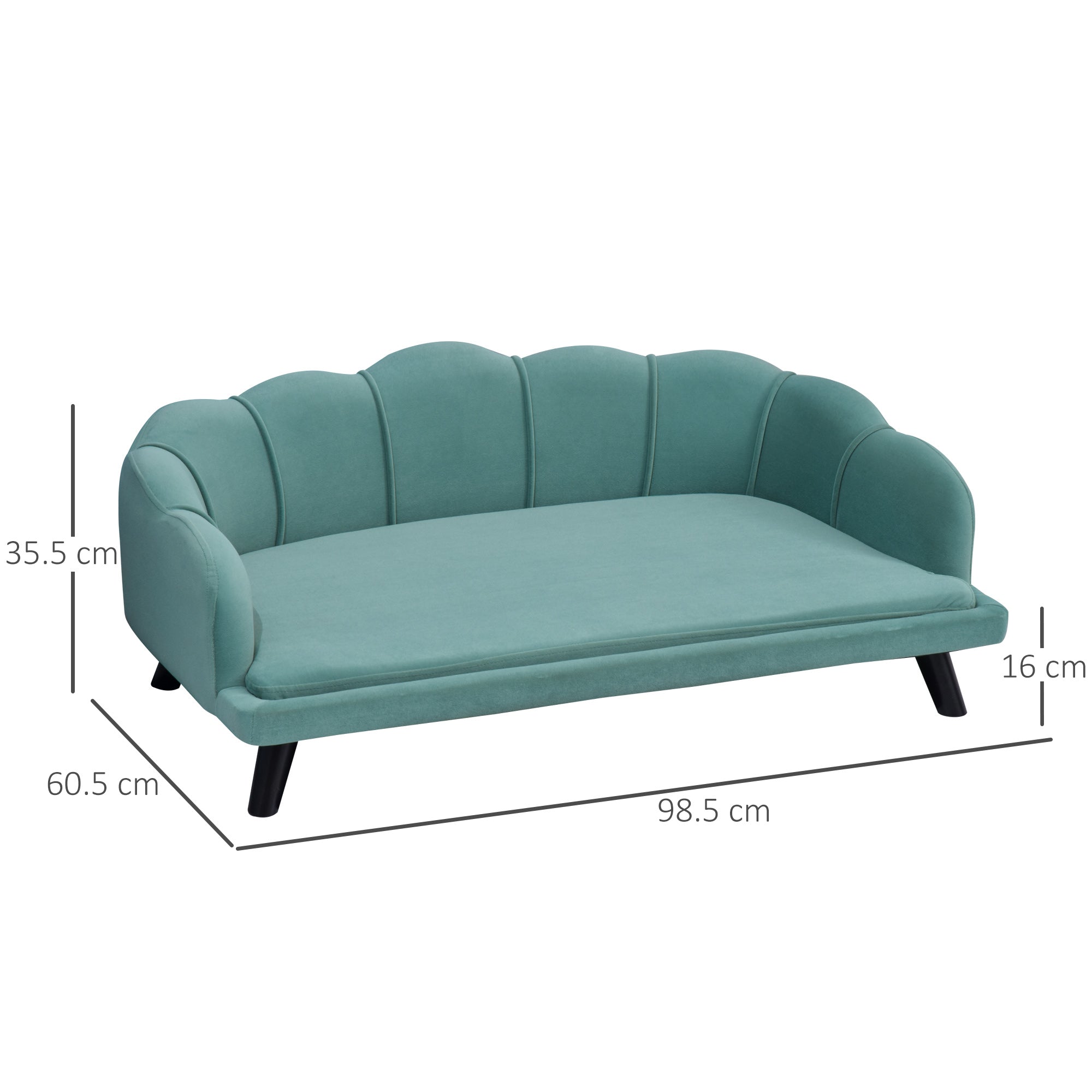 EASYCOMFORT Sofa for Medium-Large Dogs with Removable and Washable Cover