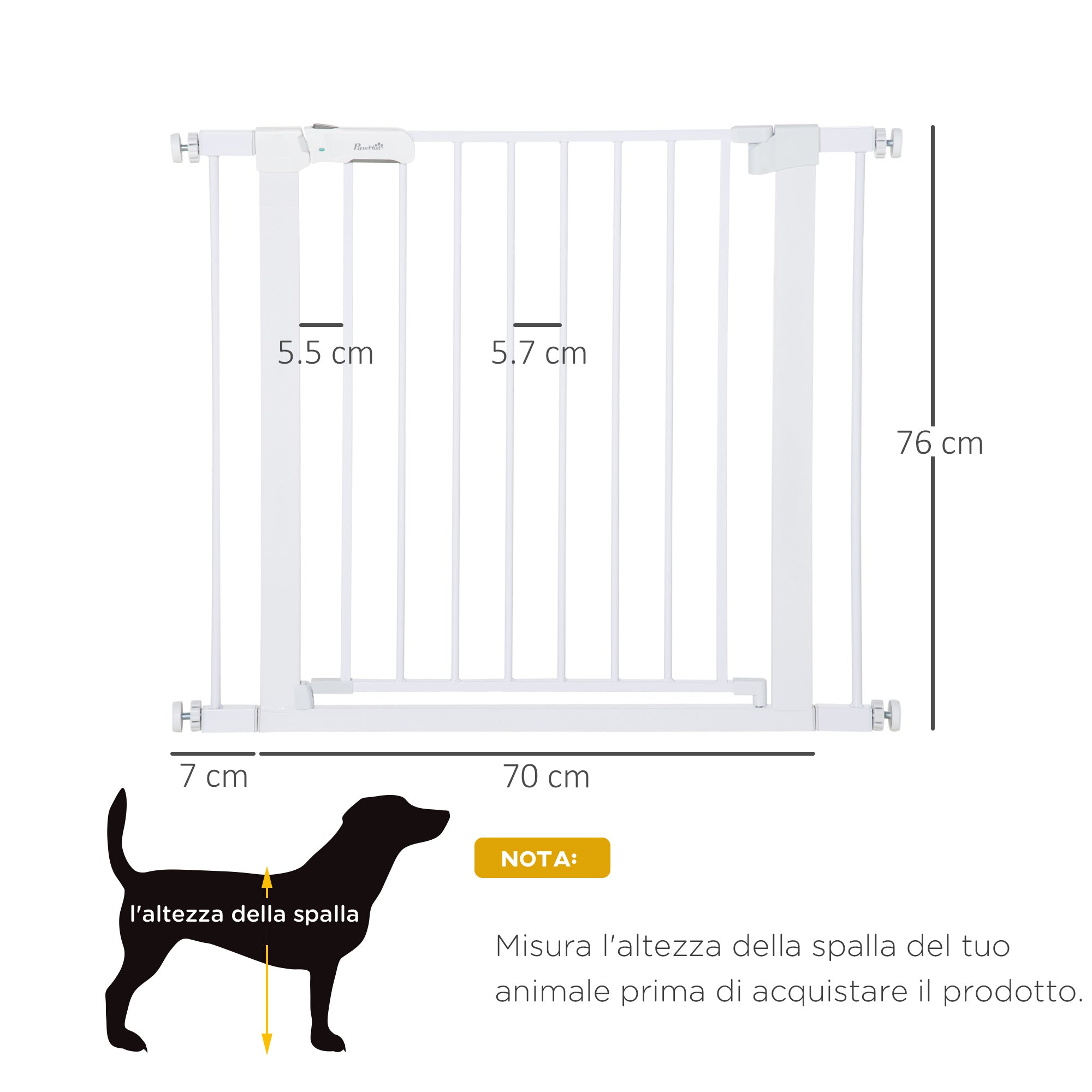 EasyComfort veiligheidshek voor huisdieren 75–96 cm