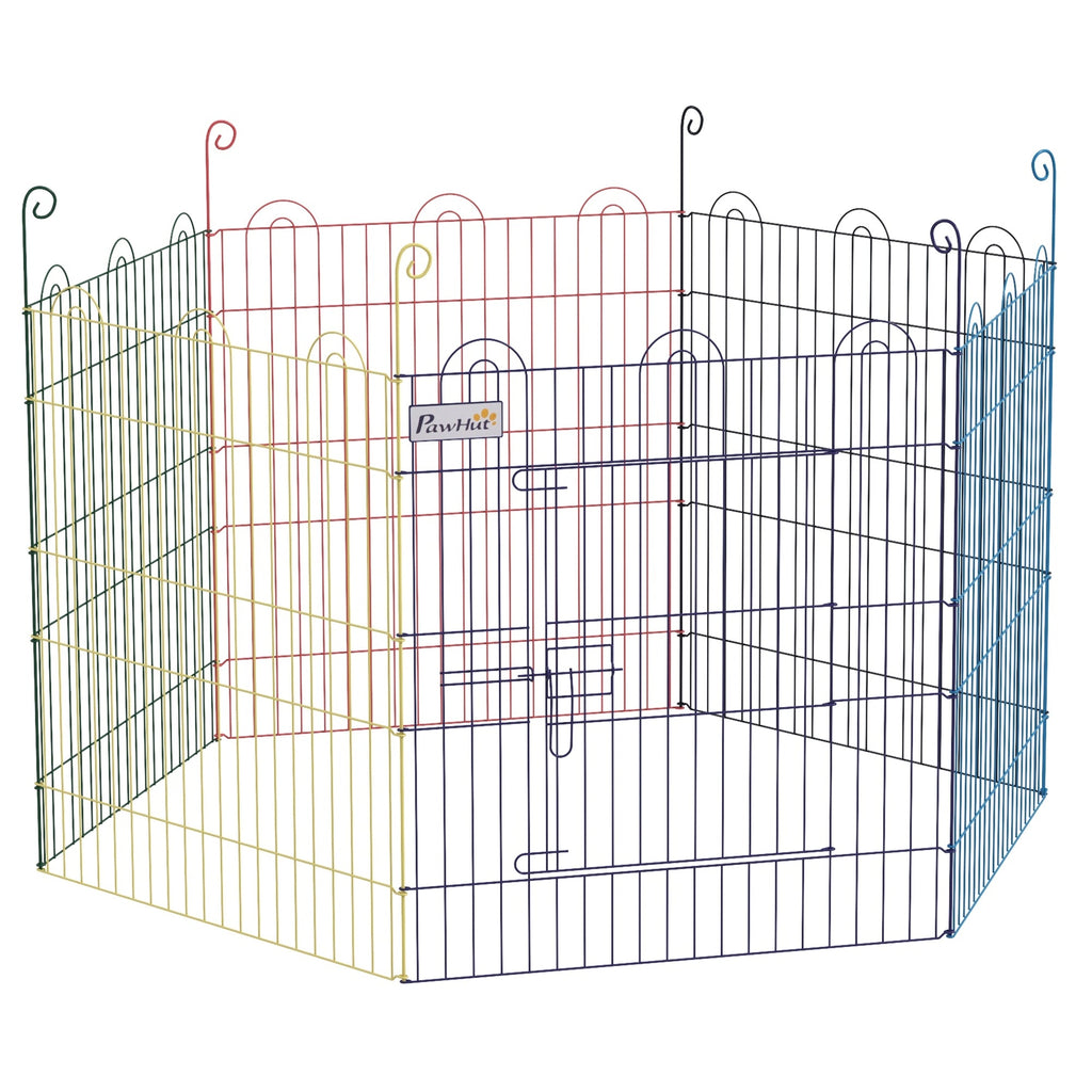 EasyComfort 6-panel huisdierhek Ø120x60 cm, metaal