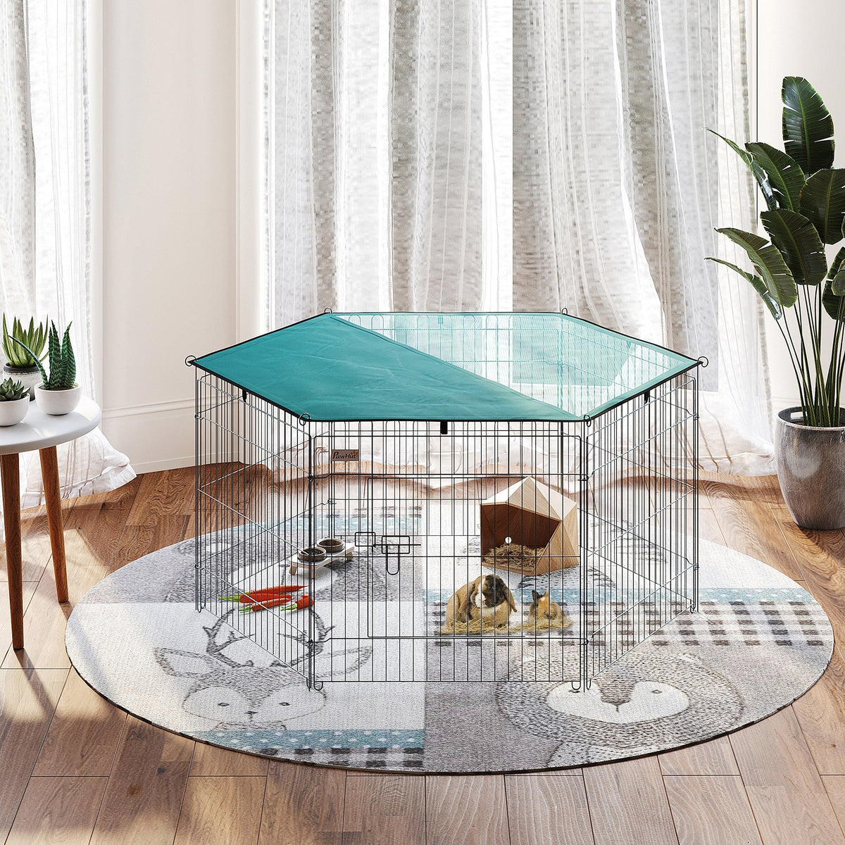 EasyComfort Vouwbare hondenren (120 x 60 cm) met waterdichte hoes