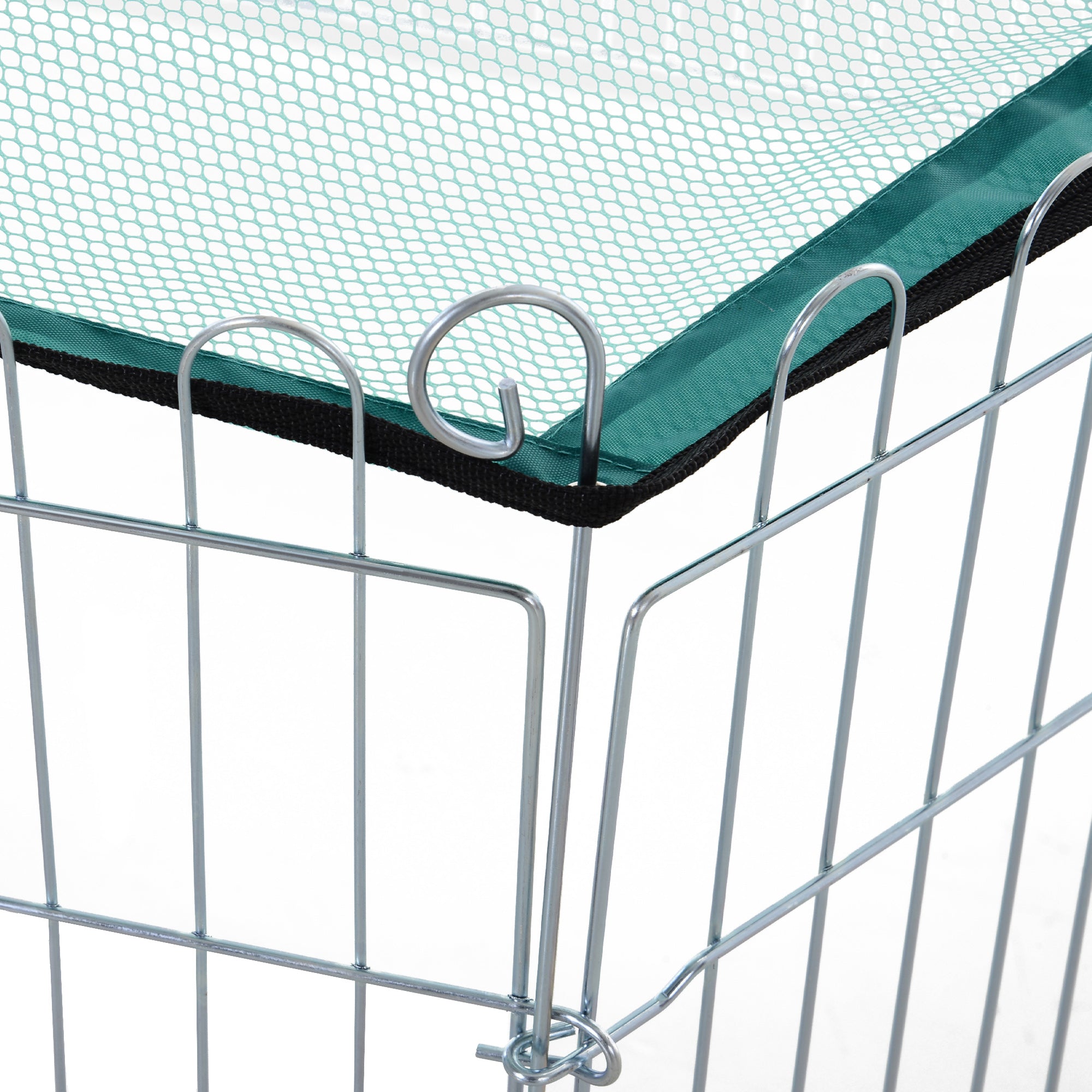 EASYCOMFORT Folding Fence for Dogs and Puppies in Wire (120cm x 60cm) with Waterproof Polyester Cover