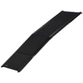 EASYCOMFORT Foldable Dog Ramp with Non-Slip Surface in MDF and Aluminium, 158x43.5x2.5 cm, Black
