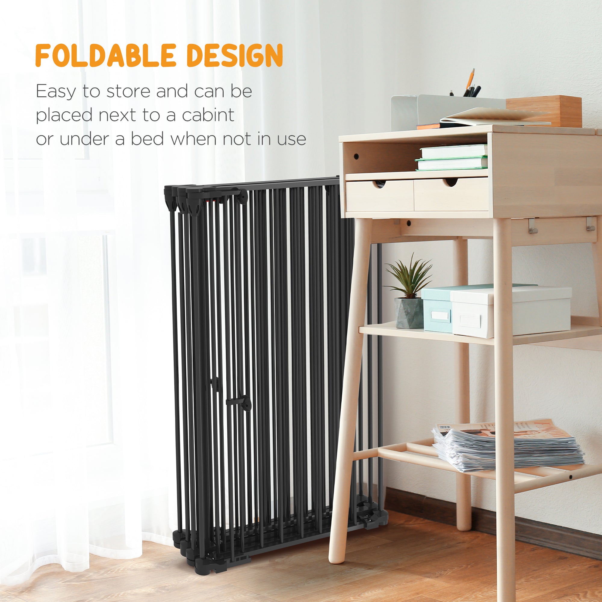 Easycomfort Cancellino hondenhek 6 panelen 123x102x100 cm