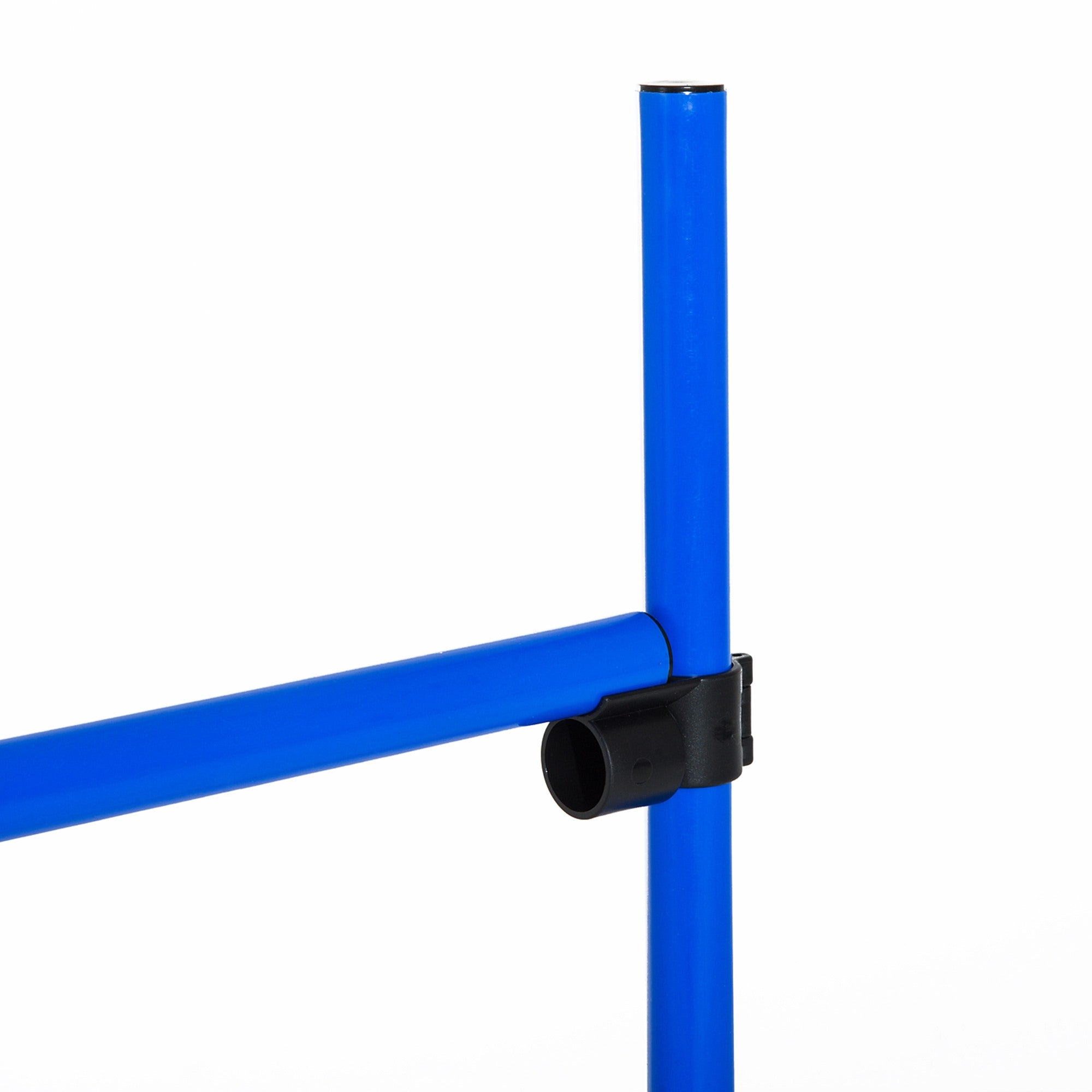 EASYCOMFORT Set of 4 Dog Agility Obstacles for Dog Training with Adjustable Height with Carrying Bag Included, 99x65x94cm, Blue