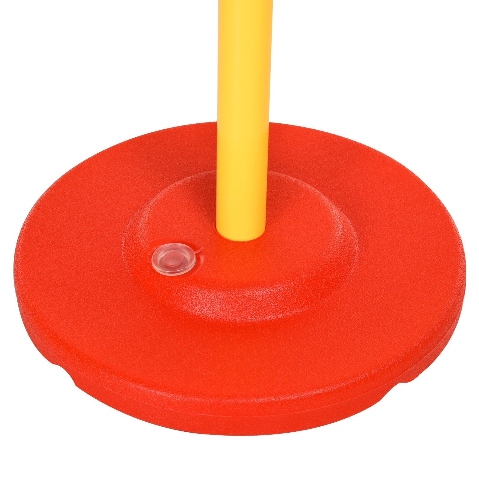 EASYCOMFORT Dog Agility Set 3 Exercises: Slalom, Obstacles, Ring, for Dog Training, Portable, 2.5 kg, Yellow and Red