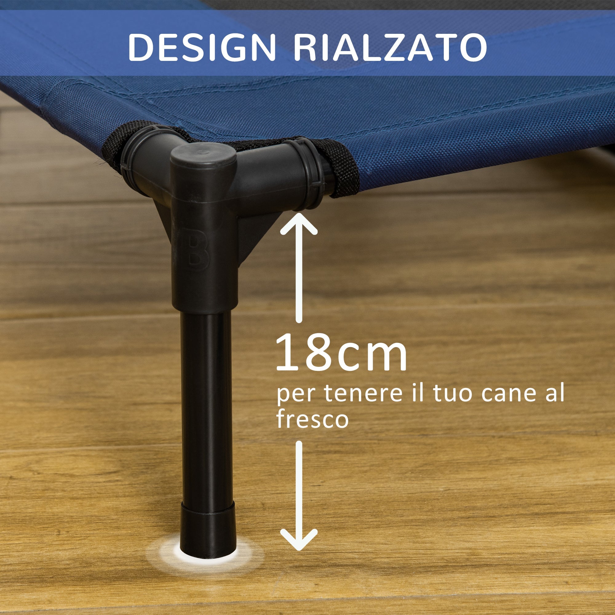 EASYCOMFORT Beds for Dogs up to 50kg Waterproof and Breathable 92x76x18 cm
