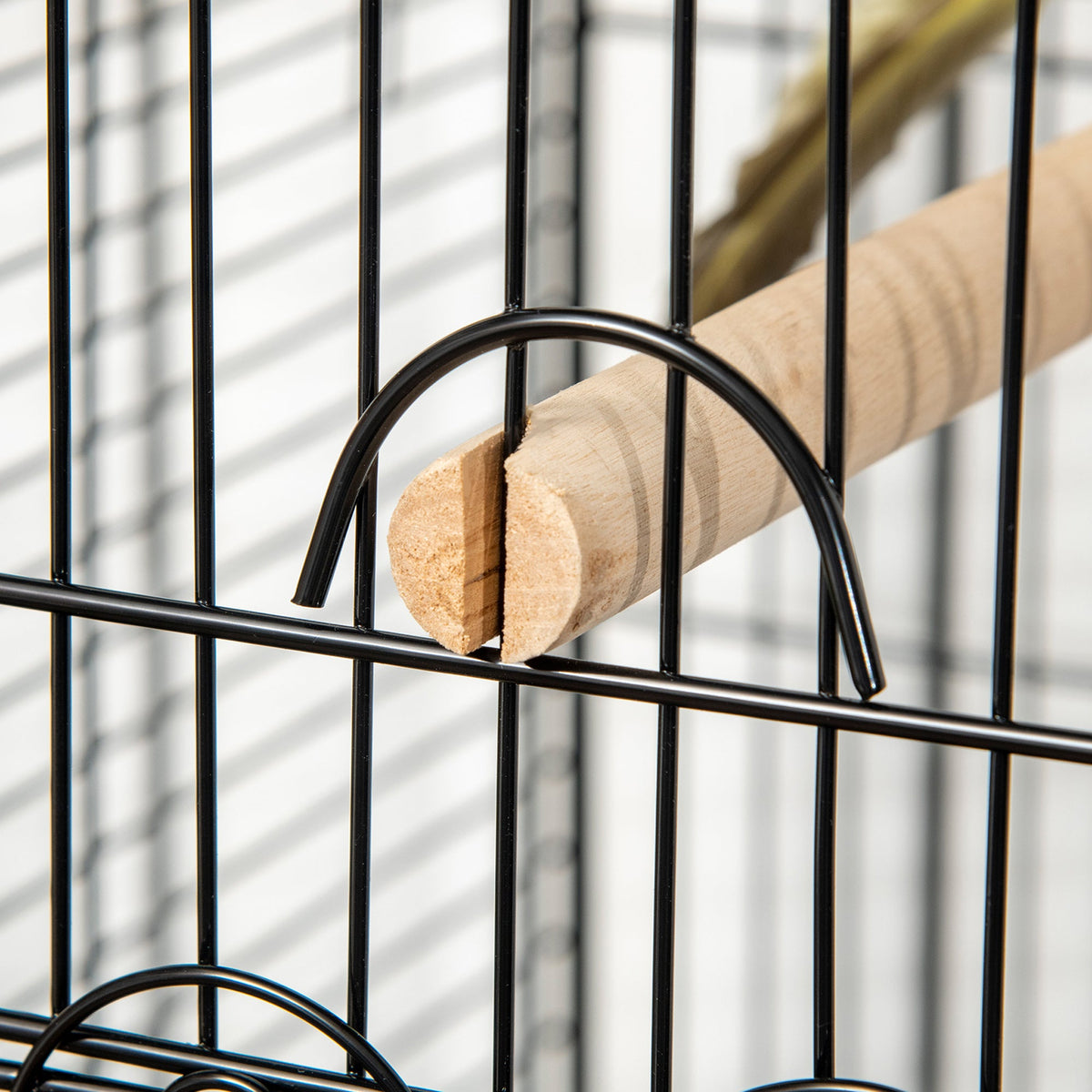 EasyComfort Vogelkooi met wielen 51x51x153 cm