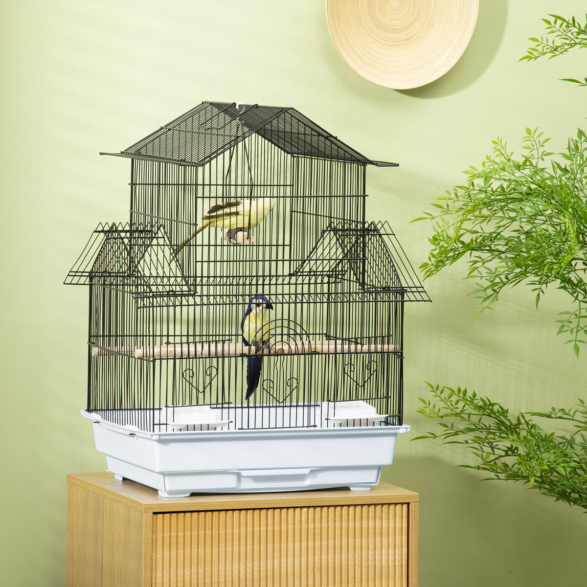 EasyComfort Vogelkooi met handvat 50.5 x 41 x 63 cm, wit