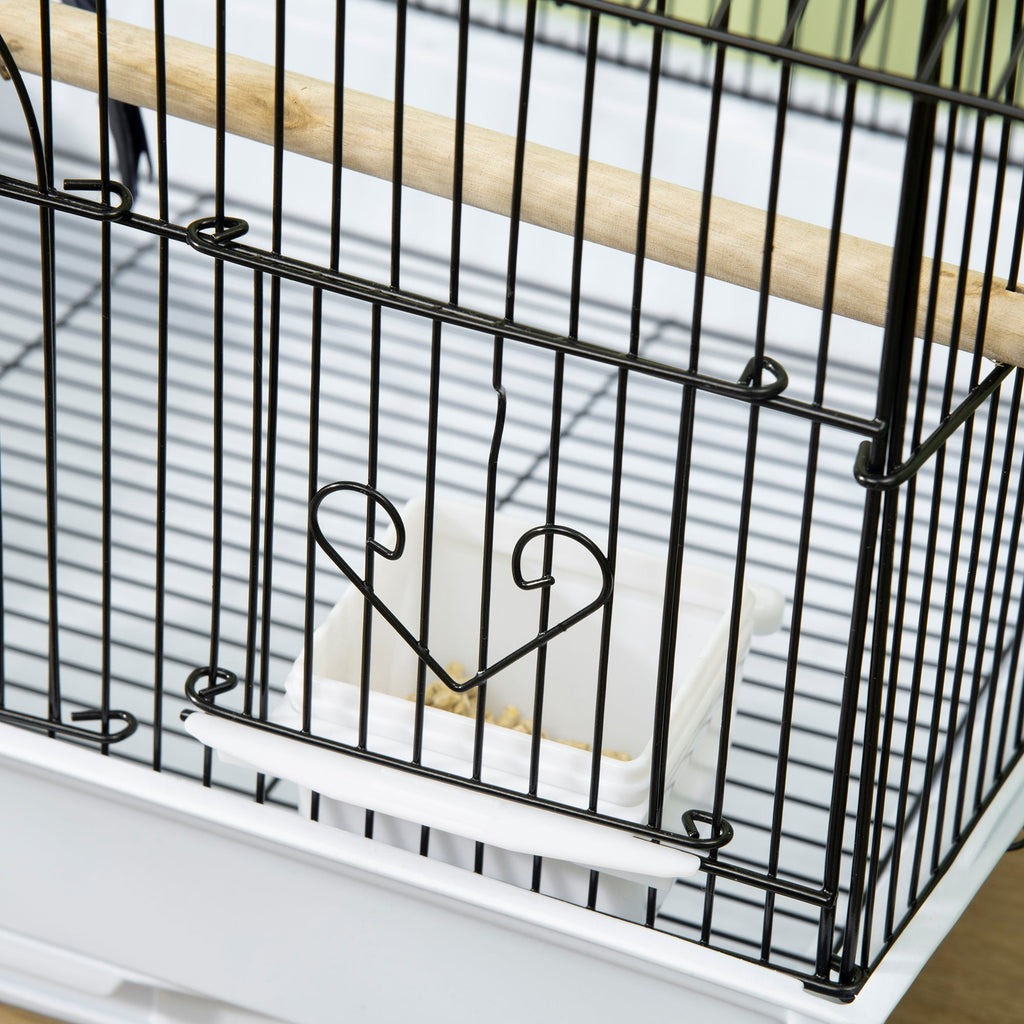 EasyComfort Vogelkooi met handvat 50.5 x 41 x 63 cm, wit