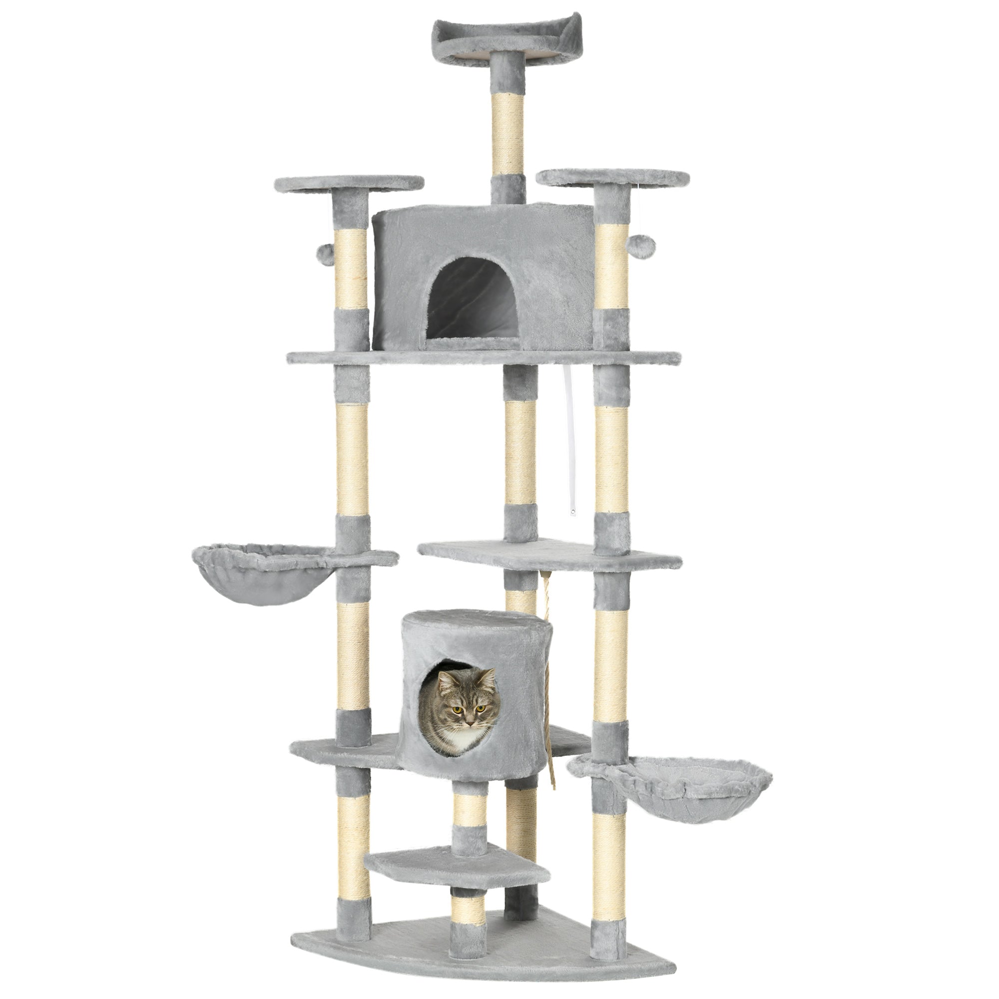 EasyComfort Albero Tiragraffi per Gatti Alto - krabpaal