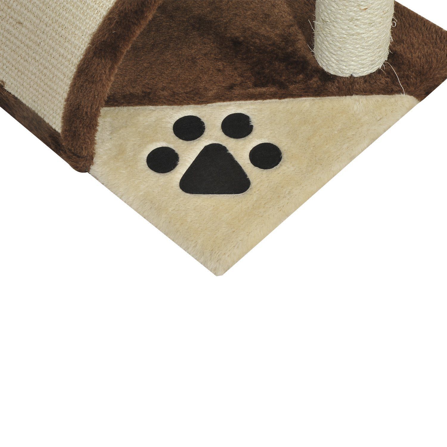 EASYCOMFORT Cat Tree, brown, 36x36x44cm