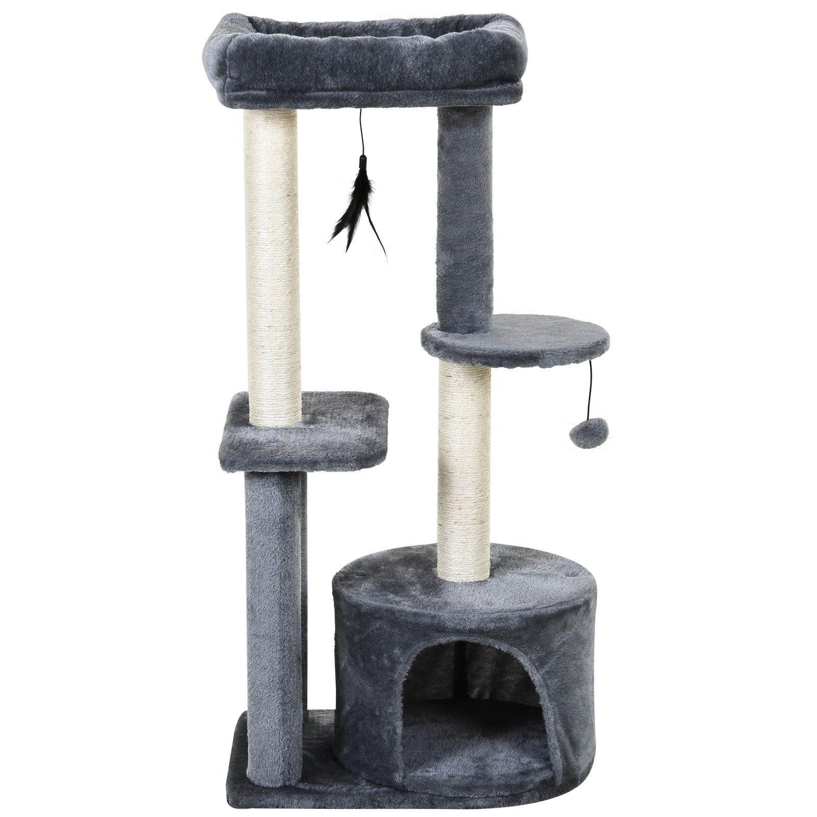 EasyComfort krabpaal wit/grijs