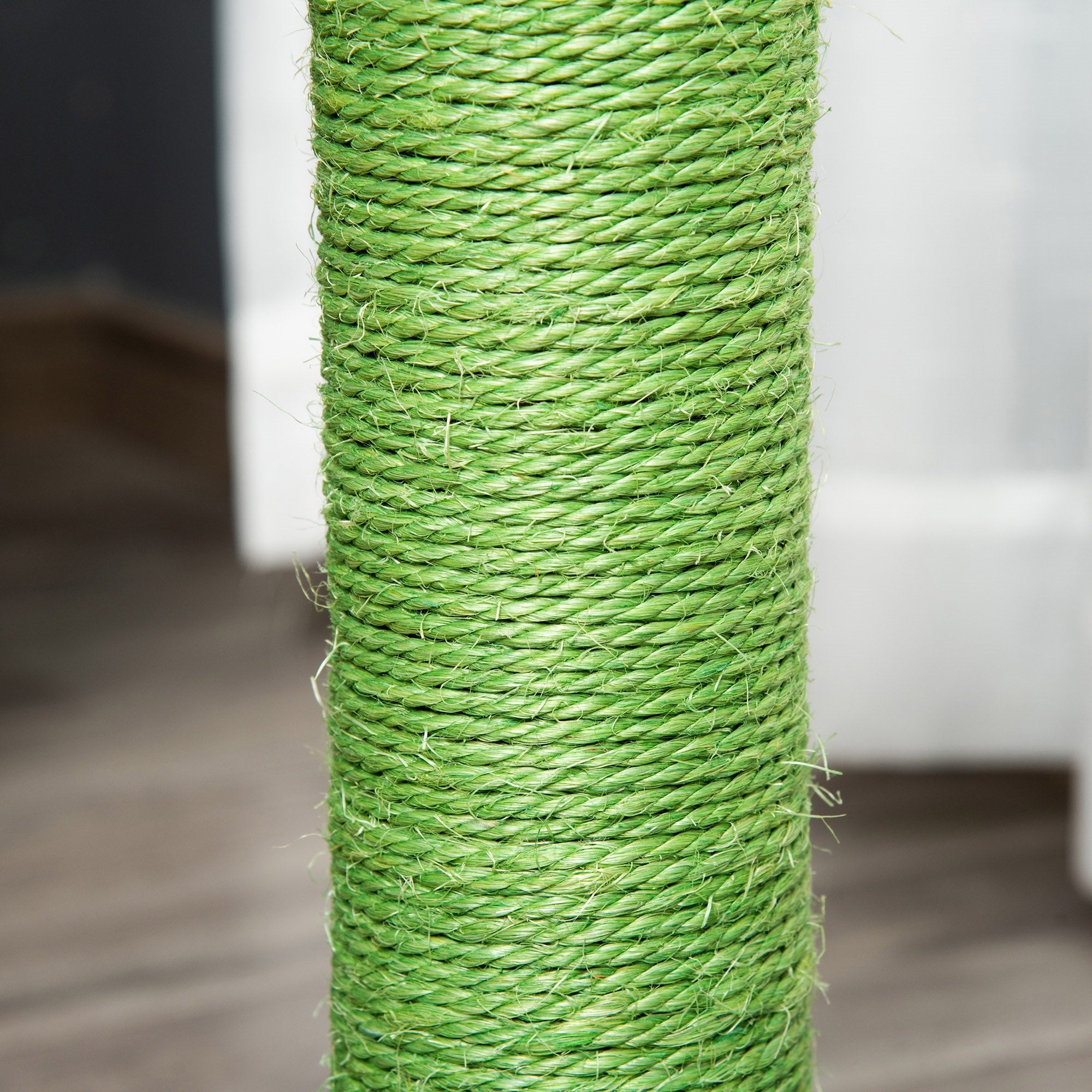 Easycomfort Albero Tiragraffi per Gatti a Forma di Cactus with Corde in Sisal, 40x40x65 cm, Verde