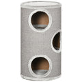EasyComfort 3-laag kattenhuis met sisal en pluche