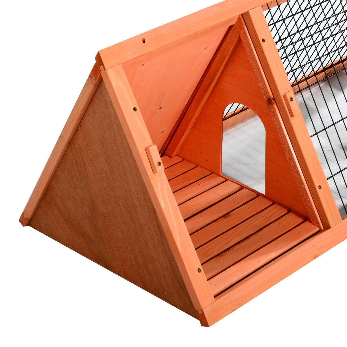 EasyComfort Rabbitkooi vurenhout 118x50x45 cm