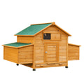 EASYCOMFORT kippenhok met 2 legnesten 150x100x96.5 cm