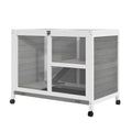 EasyComfort 2-laags houten konijnenhok 91.5x53.3x73 cm