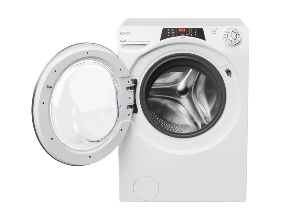 Lavatrice A Carico Frontale Candy RapidÓ RO41274DWMST/1-S 7 Kg Classe A 1200 Giri (A85xL60xP40) Funzione Vapore Wi-Fi+BLE