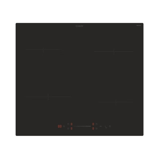 Piano Cottura A Induzione Candy Moderna CI642SCBB 4 Fuochi (L59xP52) Vetroceramica Nero