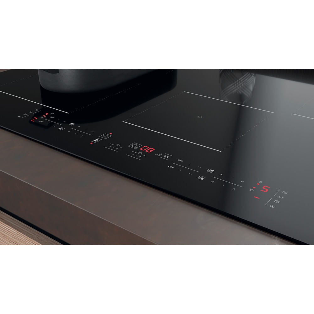 Piano A Induzione Hotpoint HB 0577B NE 4 Fuochi (L77xP51) Vetroceramica black