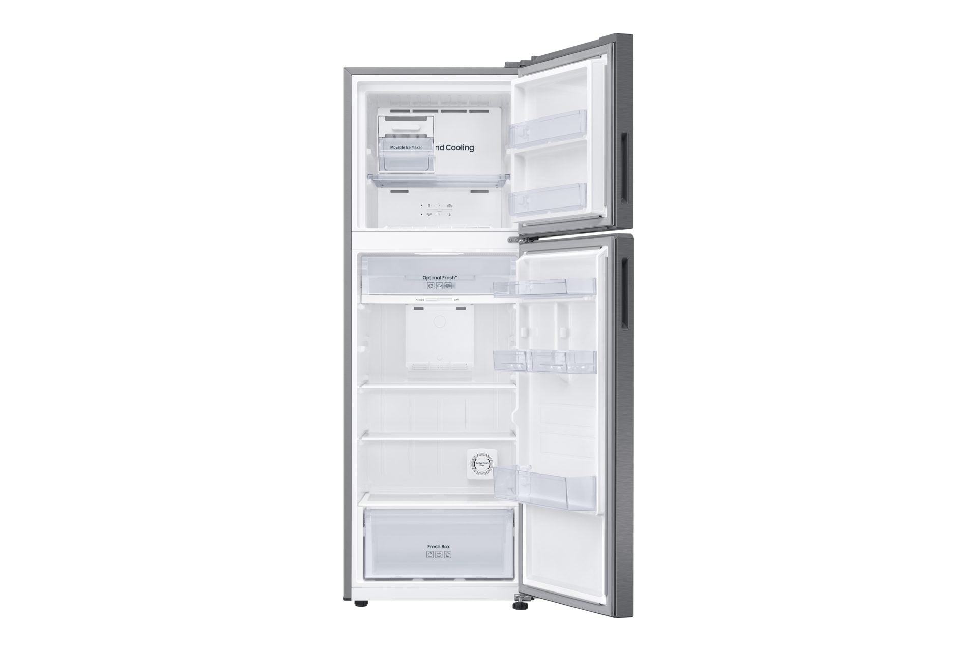 Frigorifero Doppia Porta Samsung EcoFlex AI RT35CG5644S9ES 348 Litri Classe E Total No Frost (A171,5xL60xP70,9) AI Energy Mode SmartThings Inox