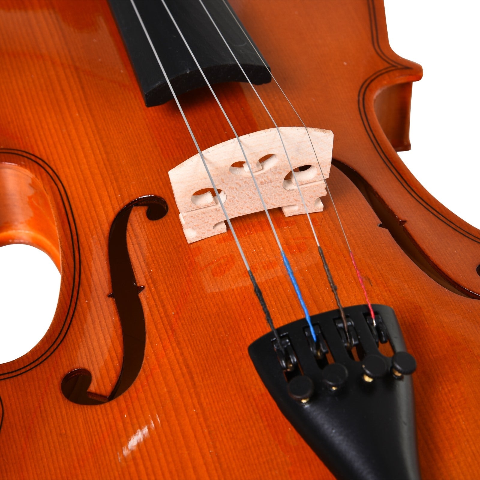 Easycomfort Violino 4/4 per Adulti with Accessori Inclusi (Custodia, Archetto, Corde, Ponticello, Accordatore) 58.5 x 21.5 x 7cm
