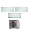Air conditioner tri-split Daikin Bluevolution Inverter series FTXA-AW STYLISH WHITE 12+12+12 with 4MXM80N R-32 built-in Wi-Fi 12000+12000+12000 colore BIANCO Garanzia Italiana