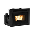 LA NORDICA VENTILATED PELLET FIREPLACE INSERT model COMFORT IDRO L80 19 kW