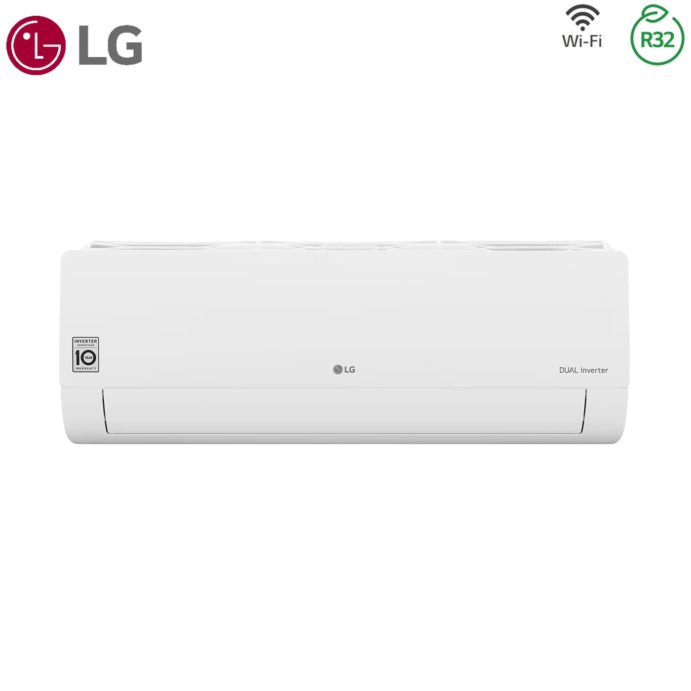 LG Libero 7+12 BTU Dual-Split Air Conditioner Inverter R-32 Wi-Fi Built-in | MU2R17