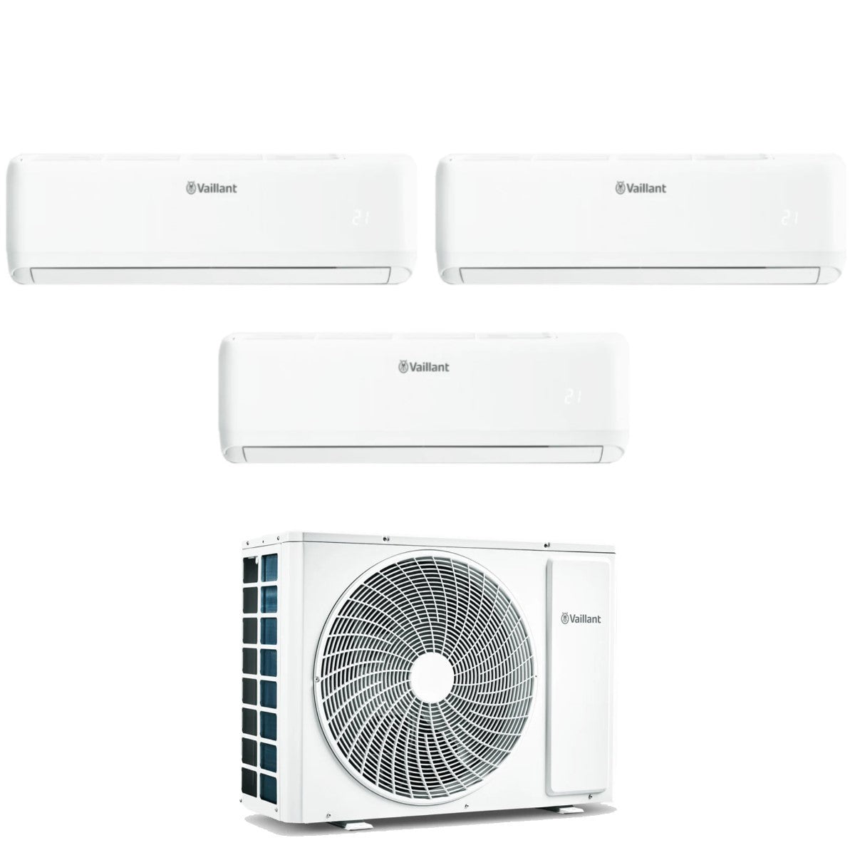 Air conditioner tri-split Vaillant Inverter series CLIMAVAIR PRO 7+7+7 with VAM1-070A3NO R-32 built-in Wi-Fi 7000+7000+7000