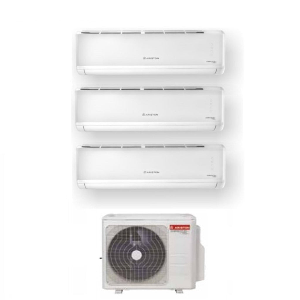 Ariston Trial Split Inverter Air Conditioner ALYS 9+9+18 series with QUAD 110 XD0C-O R-32 Wi-Fi Optional 9000+9000+18000
