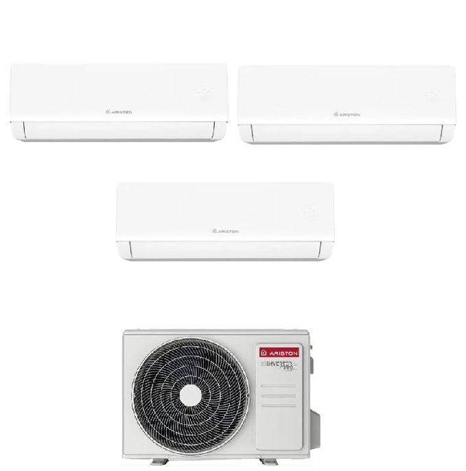 Ariston Prios Net tri-split airconditioner 9+9+12 met TRIAL C 50 XA1-O (R-32, Wi‑Fi)