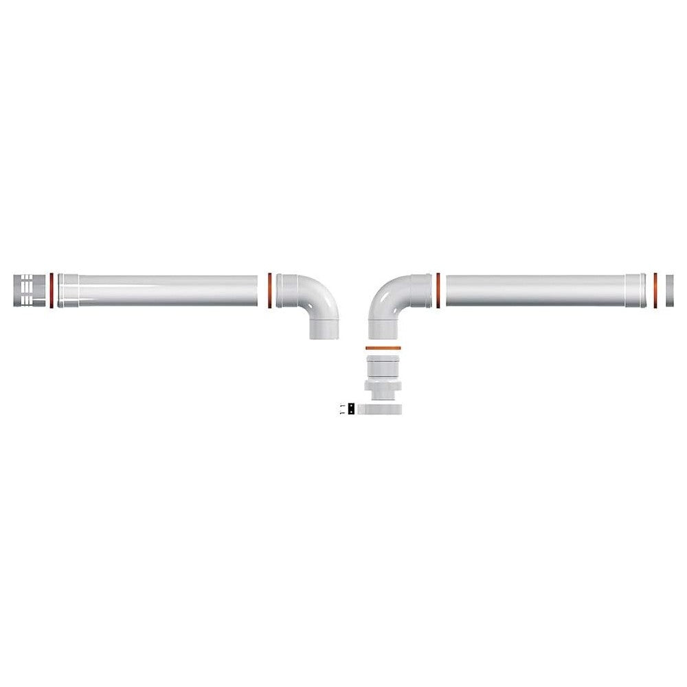 Kit Fumi Sdoppiato Originale Ferroli 041082X0 per Caldaia a Condensazione