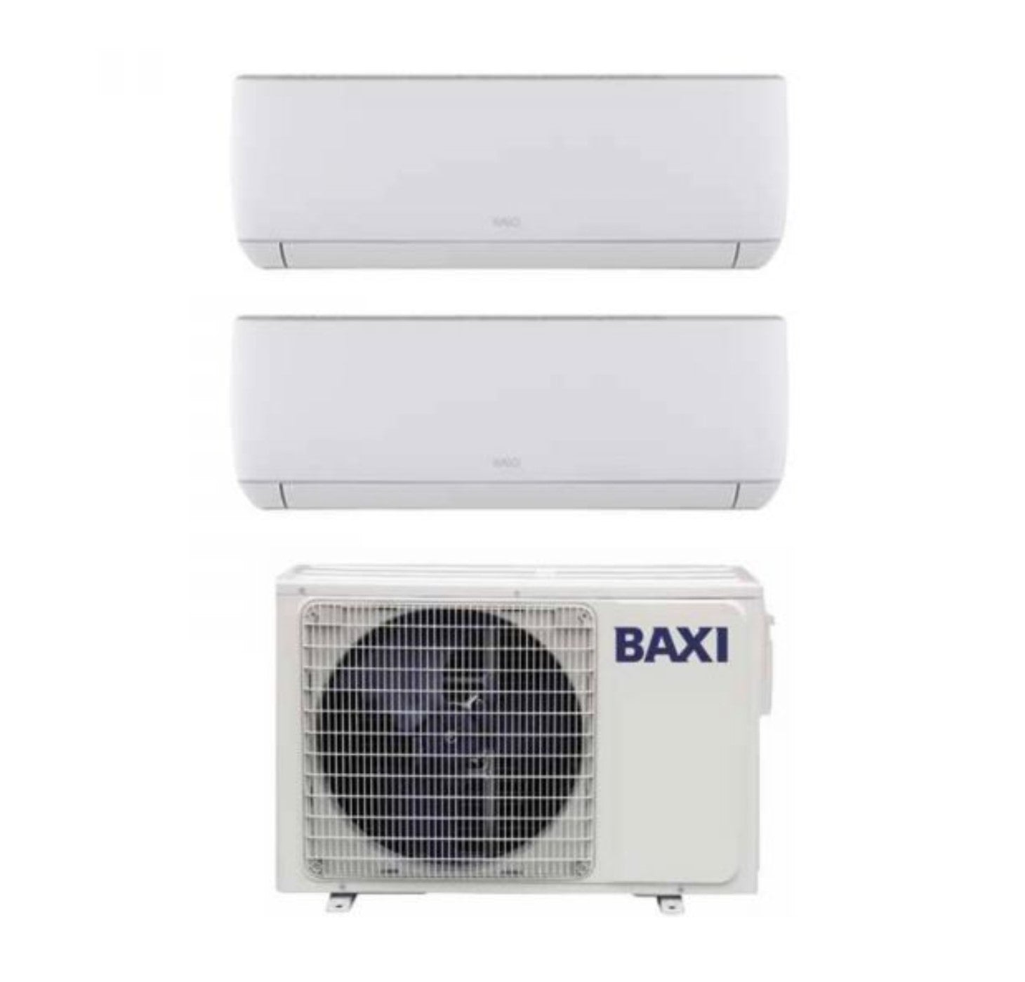 Baxi Dual Split Inverter Air Conditioner Astra Series 12+12 with LSGT50-2M R-32 Wi-Fi Optional 12000+12000 - New
